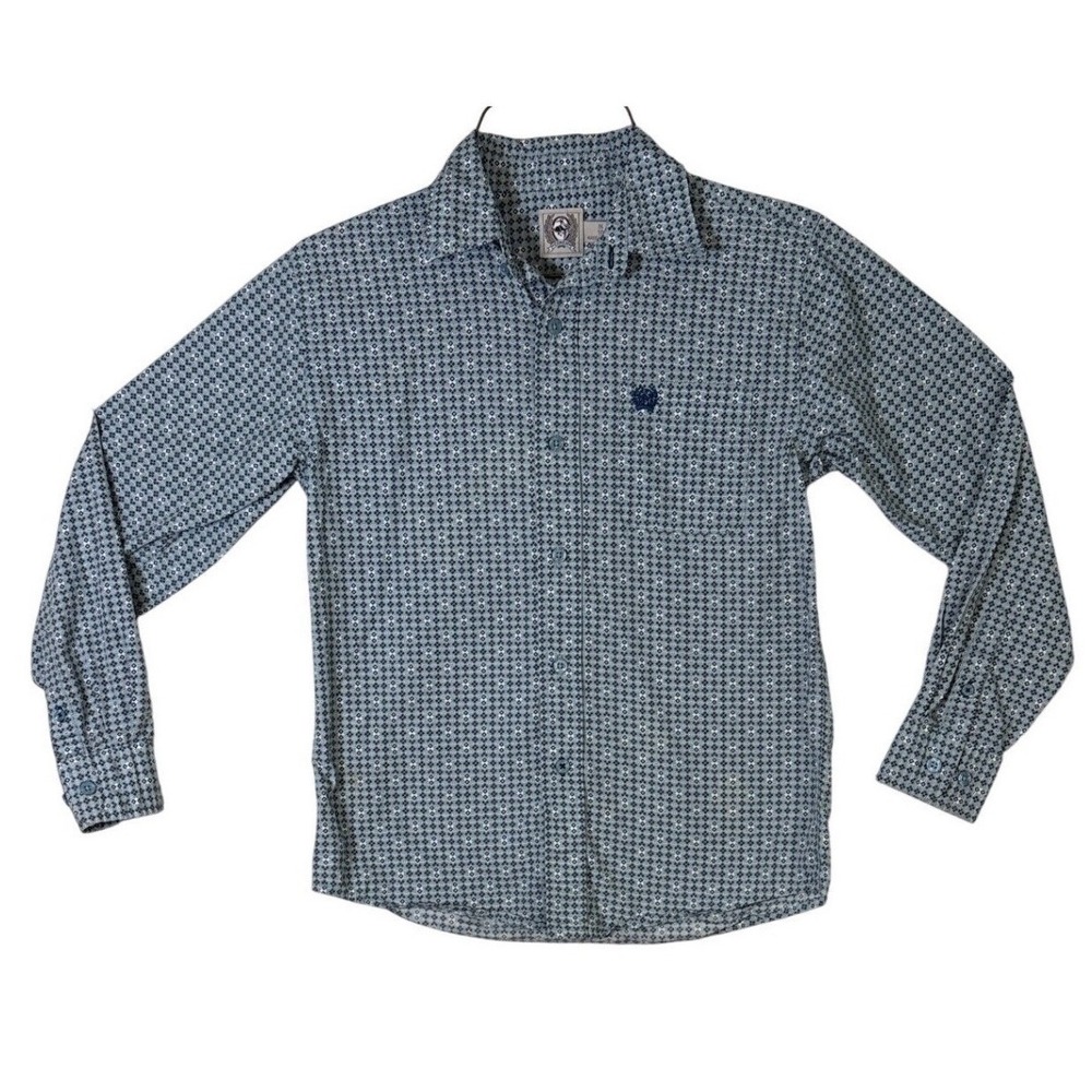 Size 10 Cinch Boys Western Shirt Lot 3 each with a different patterne.